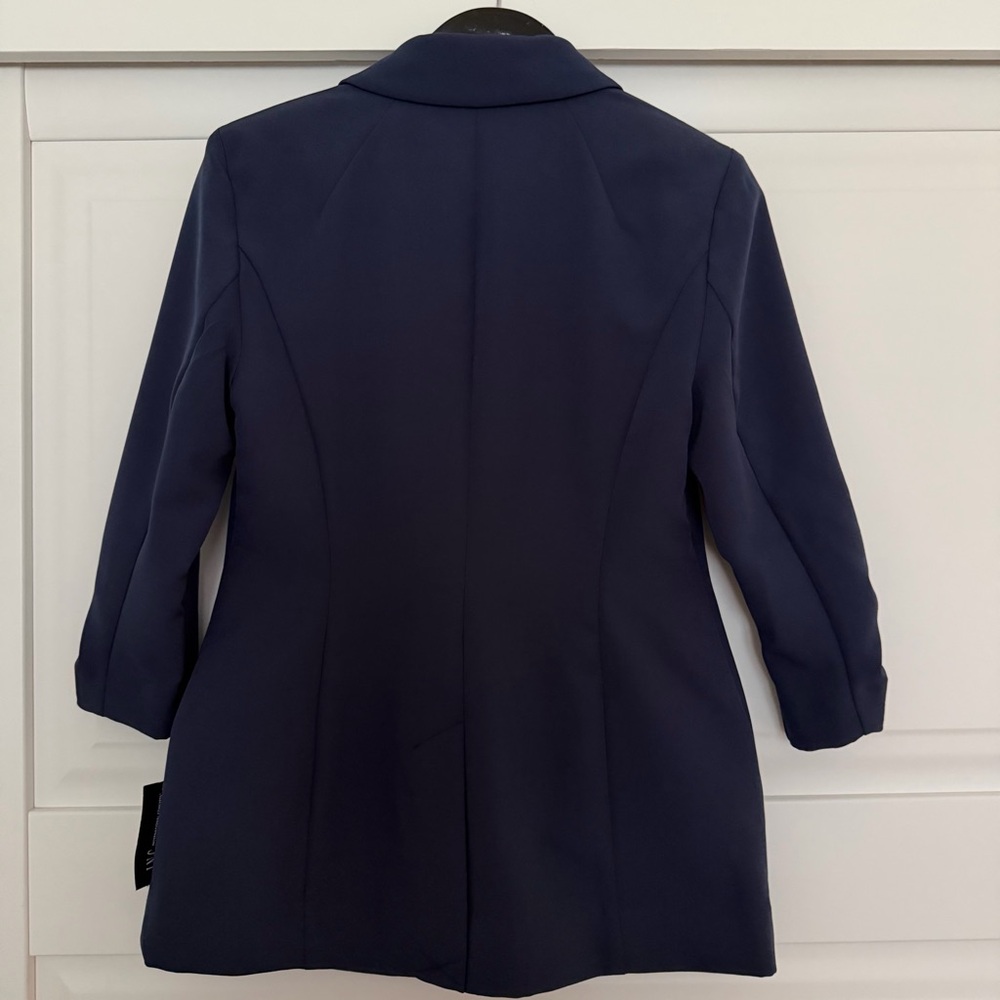 INC International Concepts Deep Blue Blazer - Picture 6 of 8